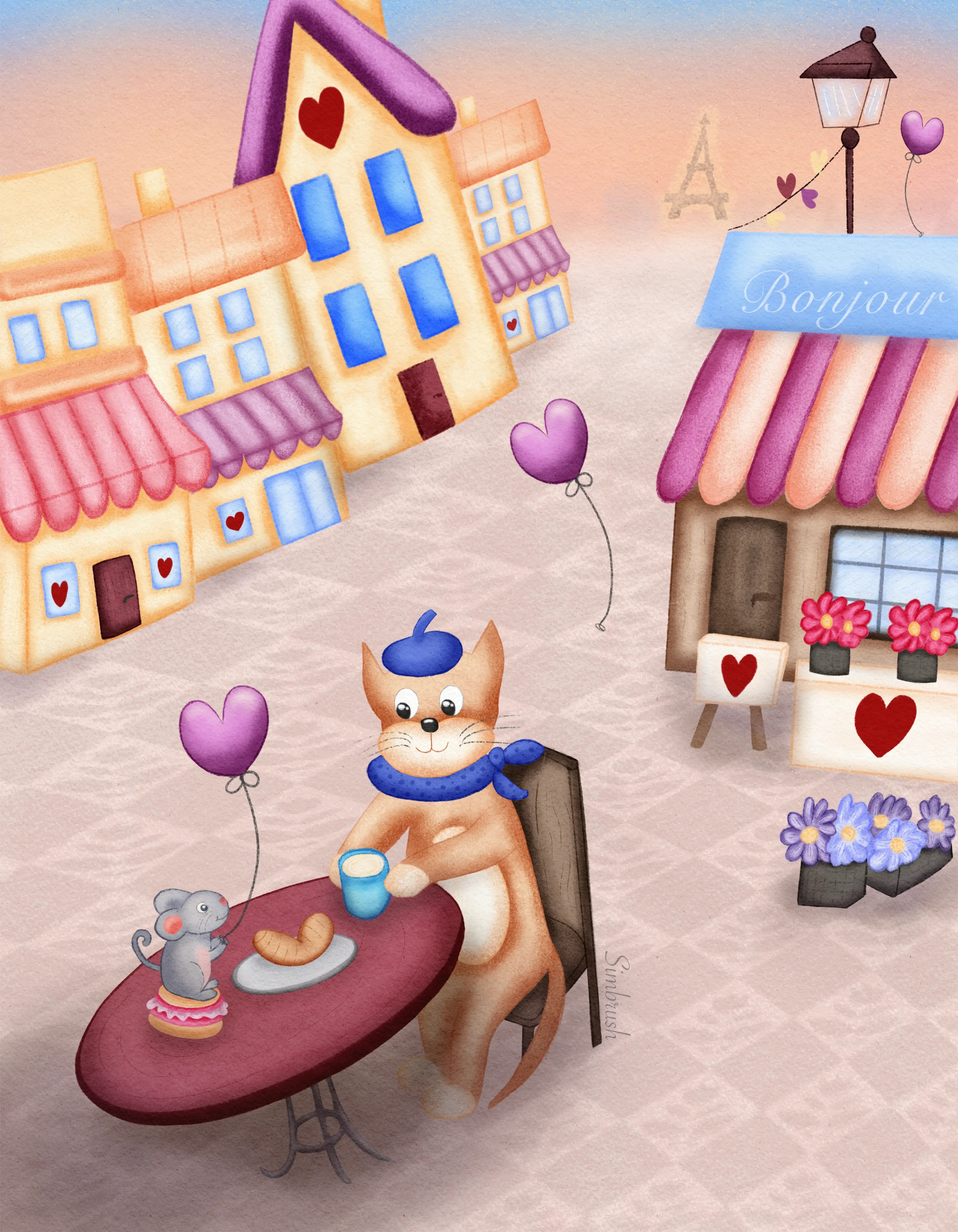 Mačka a myš v Paríží